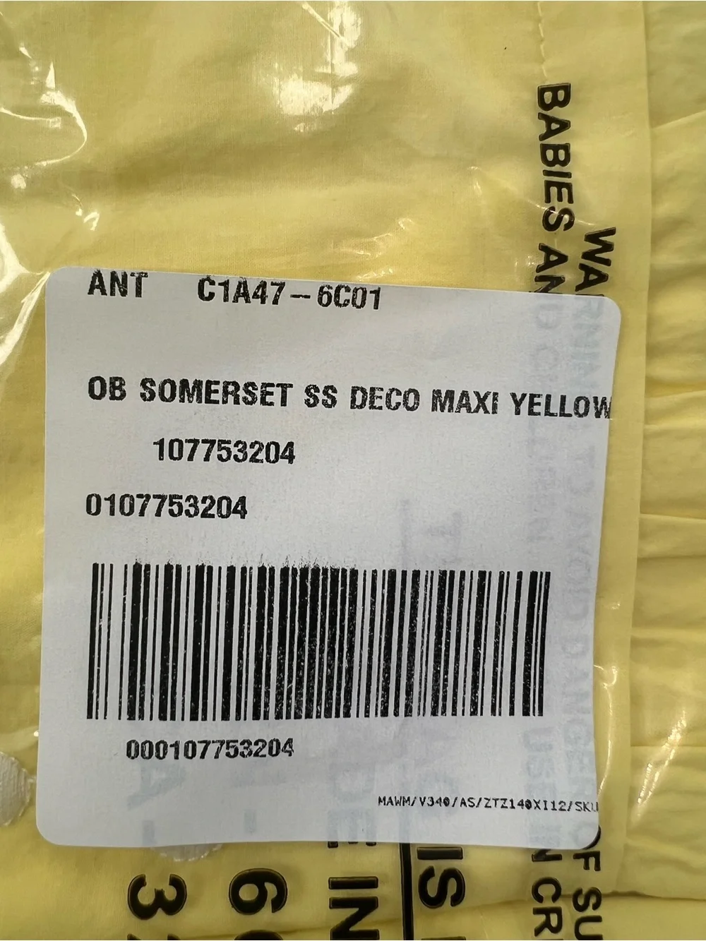 Anthropologie Somerset Short Sleeve Deco Embroidered Maxi Dress Honey Dew Yellow